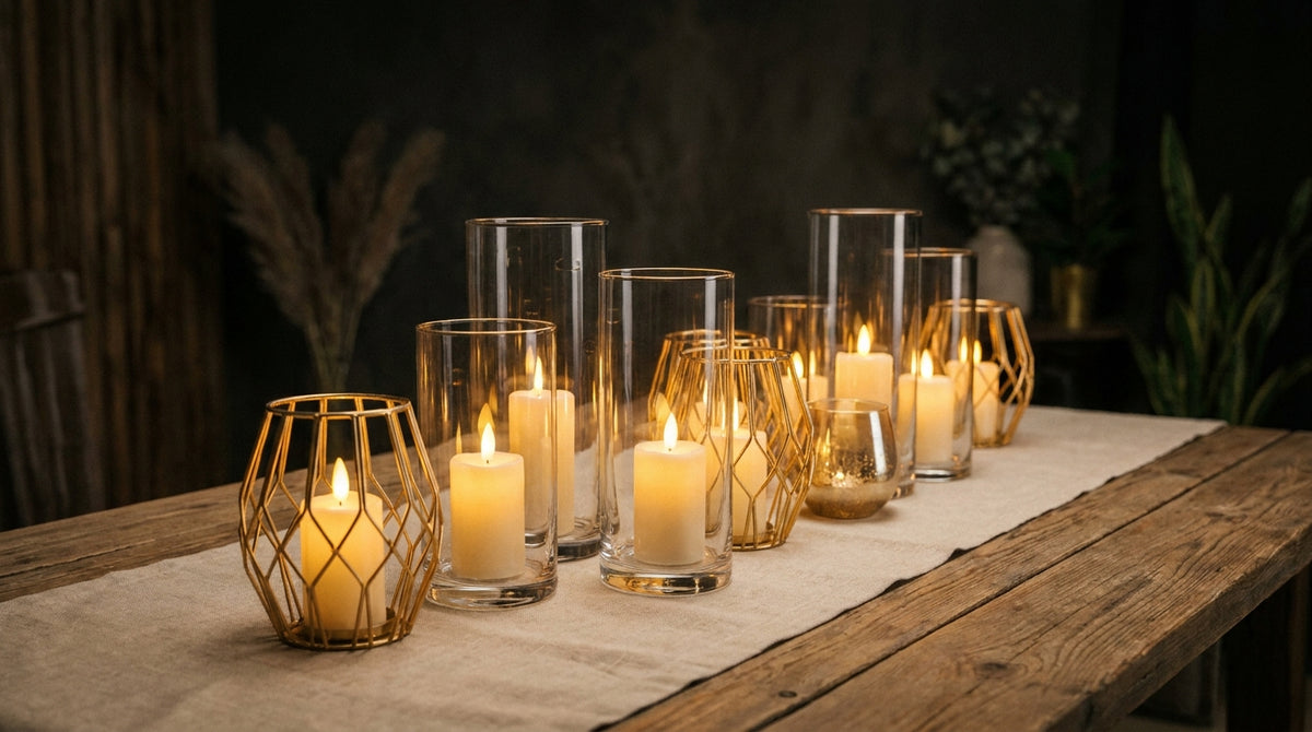 Centre de table lumineux : le guide bougeoirs & LED