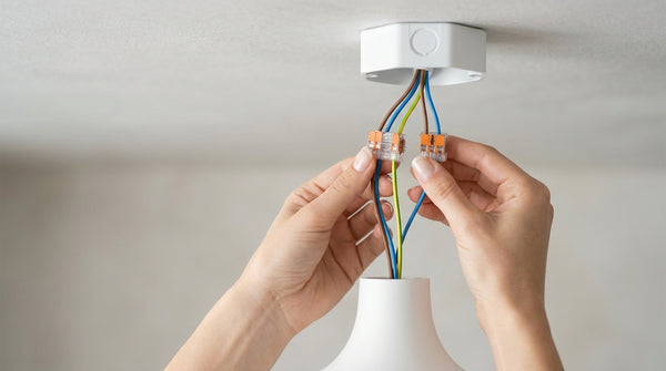 Brancher une lampe au plafond : fils, DCL et sécurité