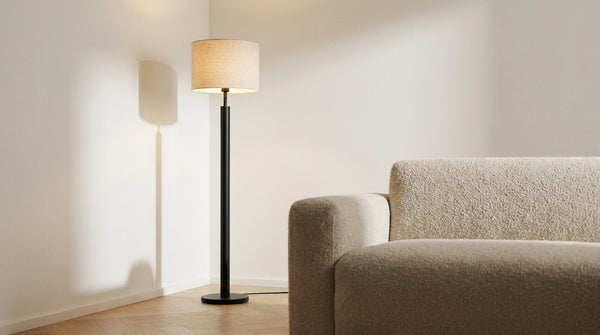 Colonne pour poser une lampe de salon : hauteur et stabilité