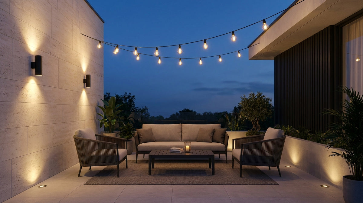 Éclairage extérieur : sublimer terrasse, jardin et balcon