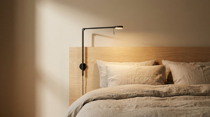 Lampe de chevet à fixer sur tête de lit : la pose qui libère