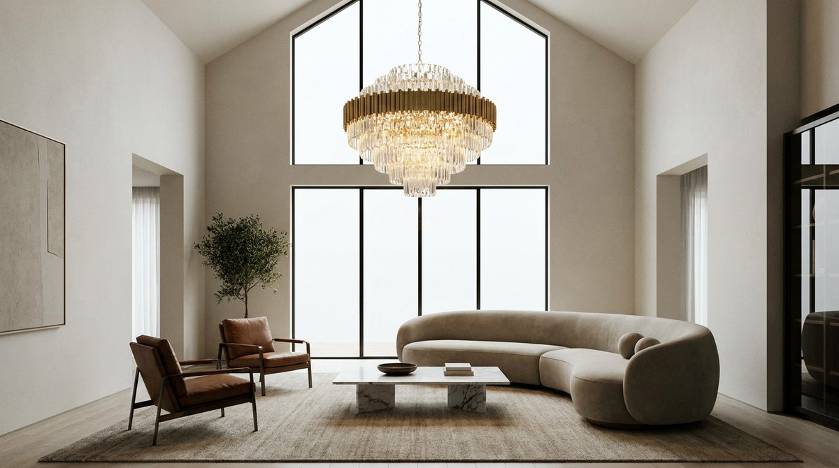 Lustre grande hauteur : bien le choisir et l'installer