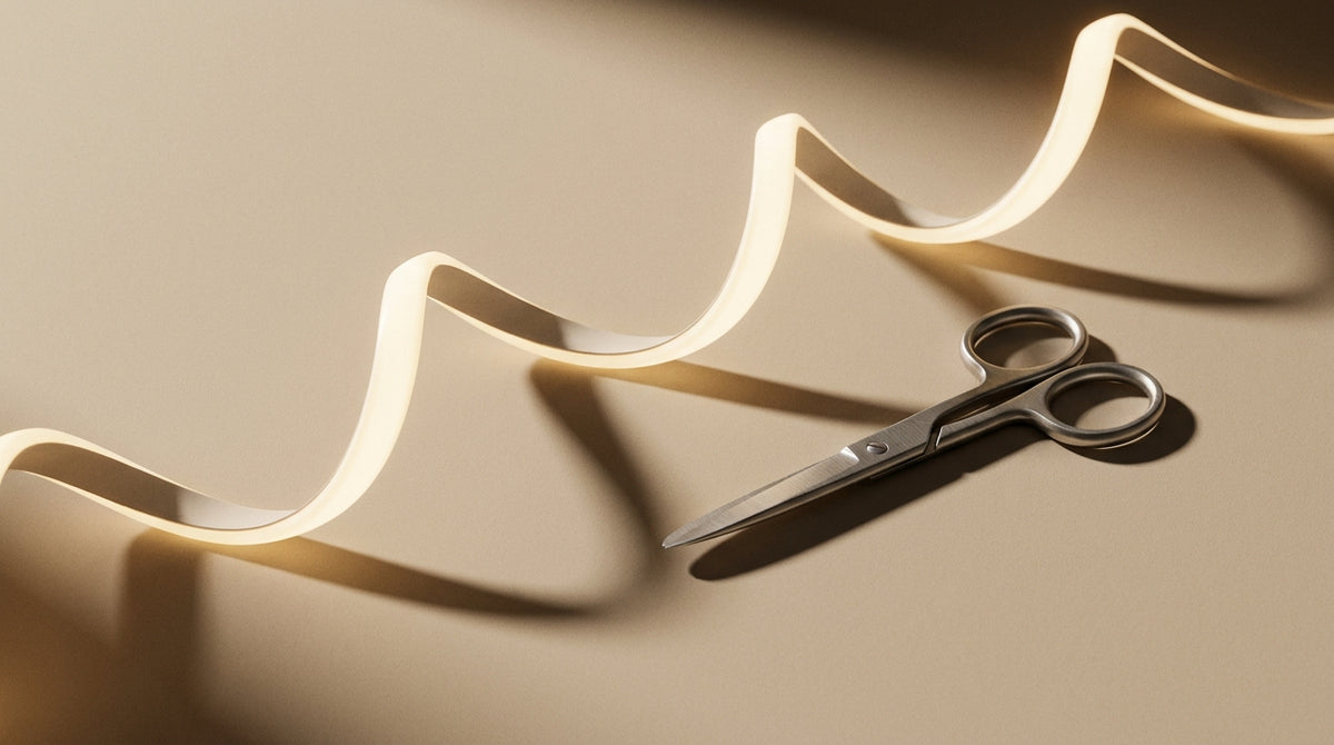 Peut-on couper un ruban LED trop long ? La méthode