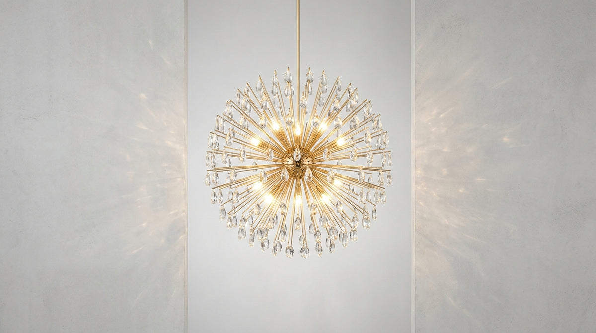 Lustre pissenlit en cristal : le repérer et bien le choisir
