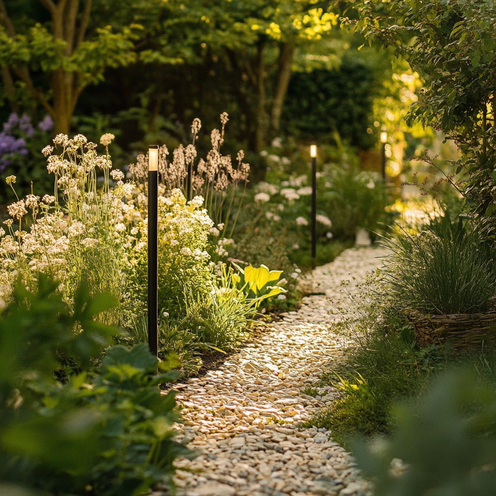 Éclairer son allée de jardin : 7 solutions qui durent
