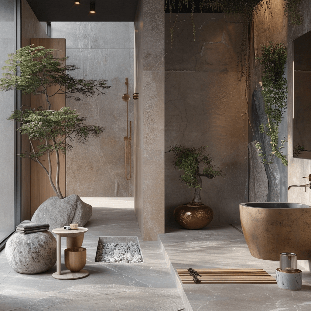 Fraîche et Zen : La Déco WC Nature