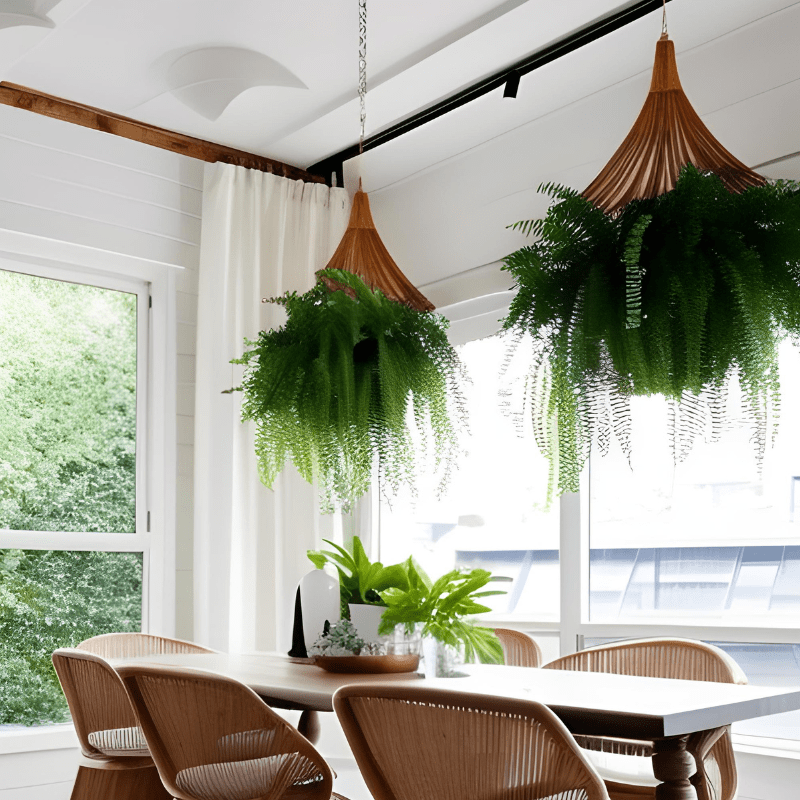 Intégrez des plantes suspendues pour une décoration intérieure rafraîchissante et tendance !