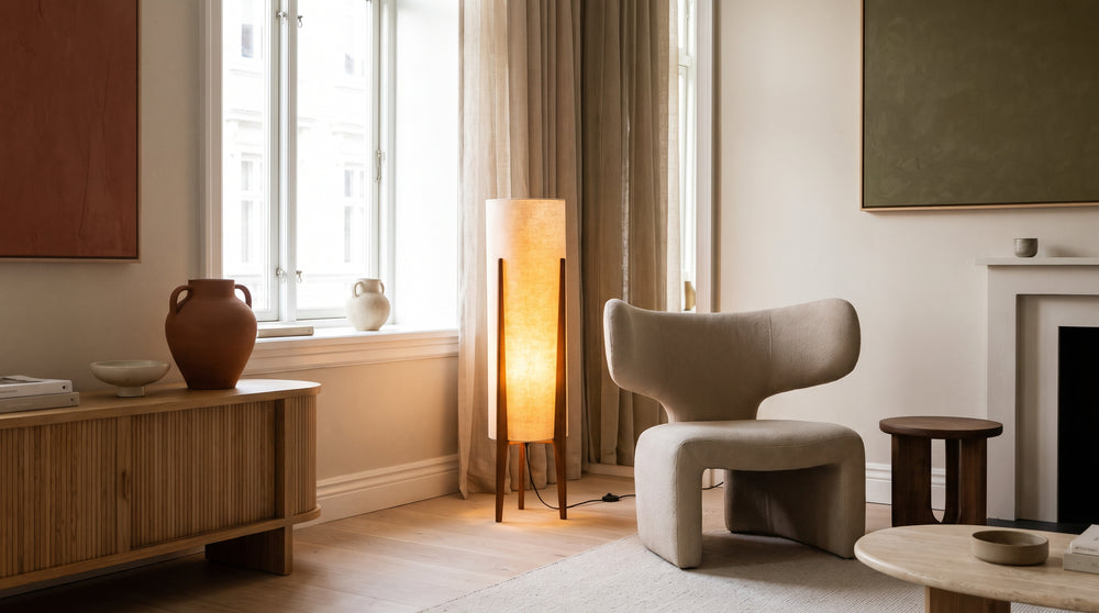 Abat-jours sur pied design