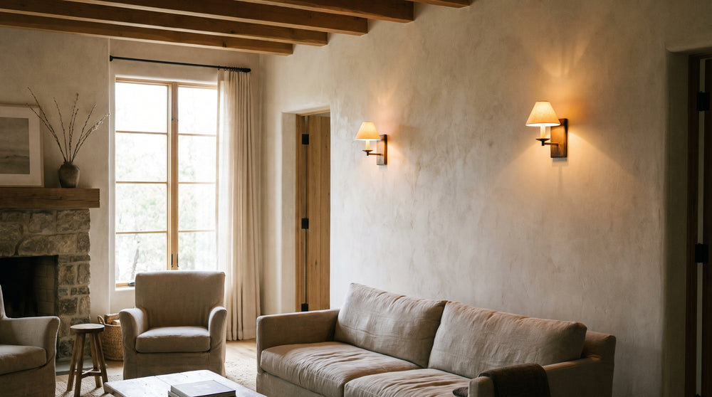 Appliques murales coloris terracotta