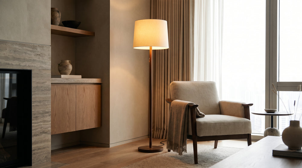 Lampadaire cylindre