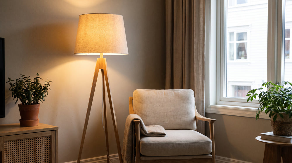 Lampadaire inox