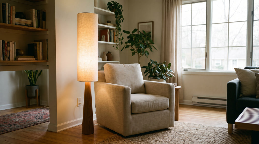 Lampadaire tube