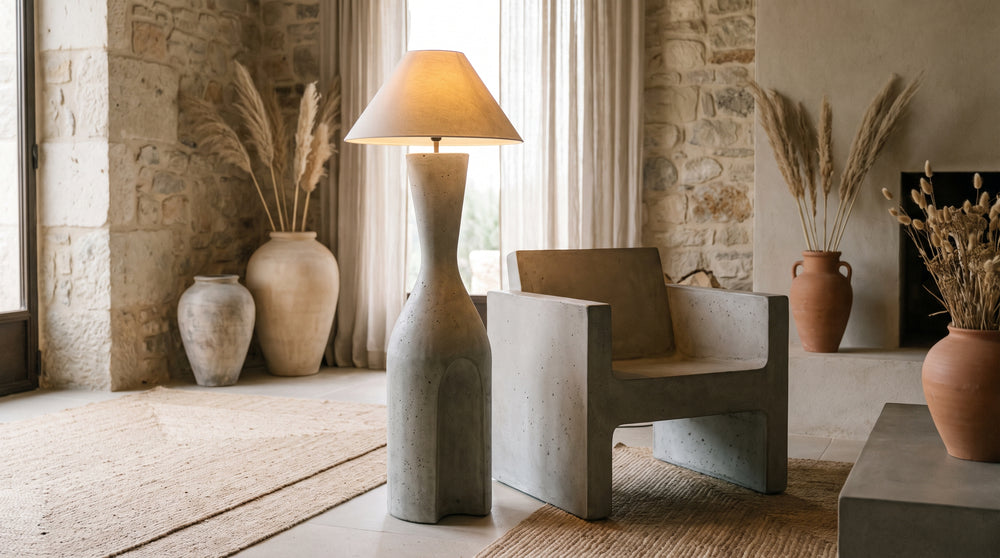 Lampadaires en béton