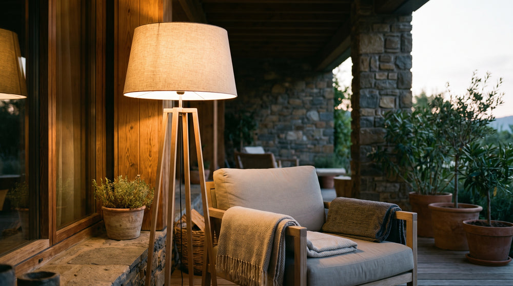 Lampadaires moderne pour terrasse
