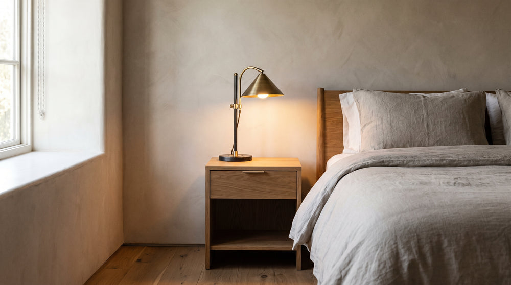 Lampe de chevet metal