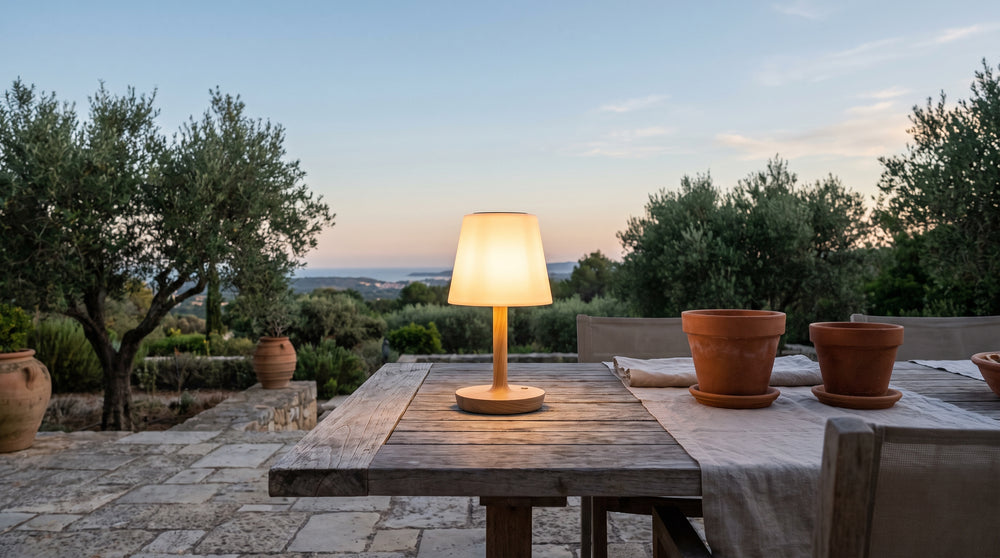 Lampes à poser d'extérieur LED solaires