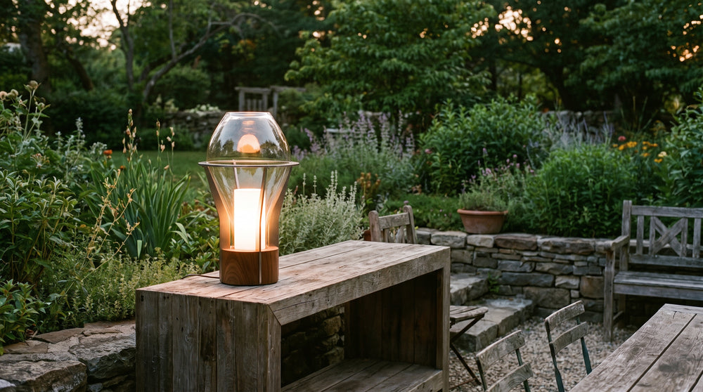 Lampes à poser solaires design pour jardin