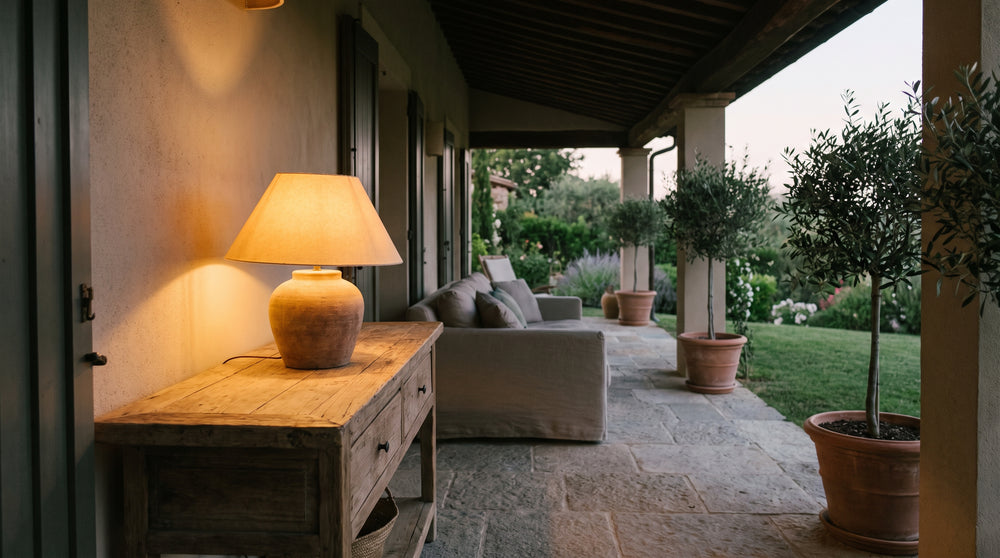 Lampes à poser solaires pour terrasse