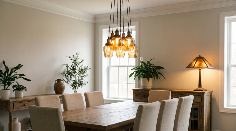Luminaires en verre vintage