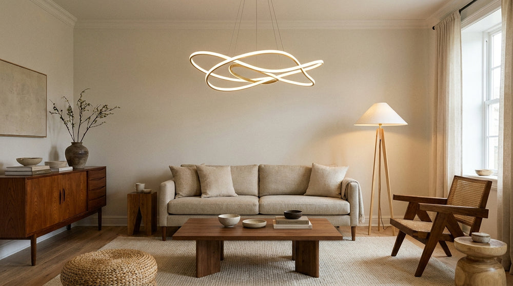 Luminaires LED design pour salon
