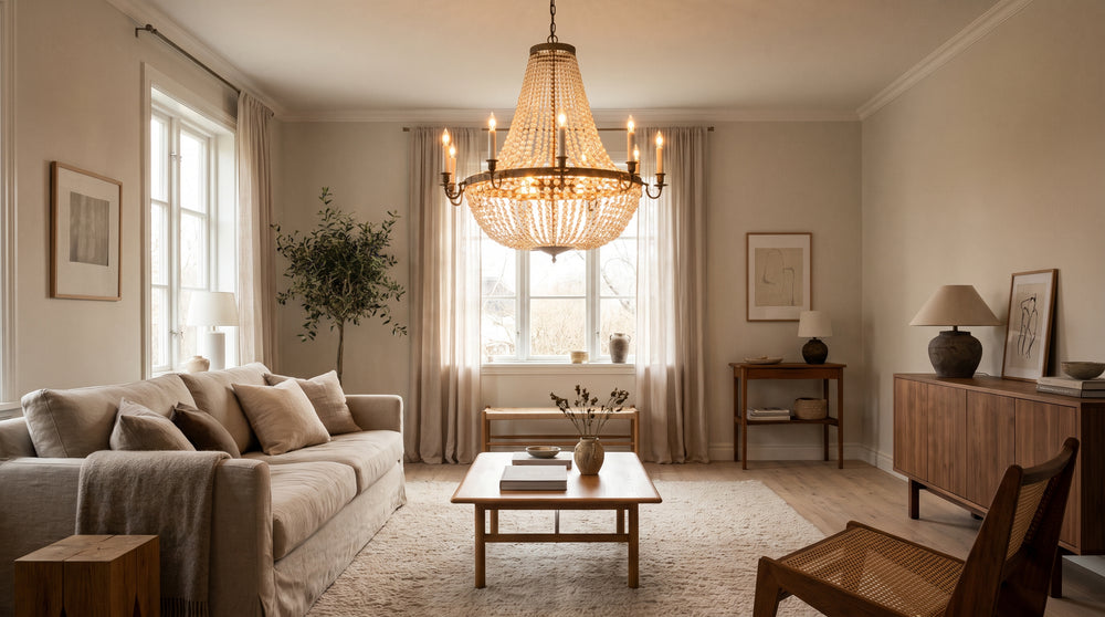 Lustre bougie