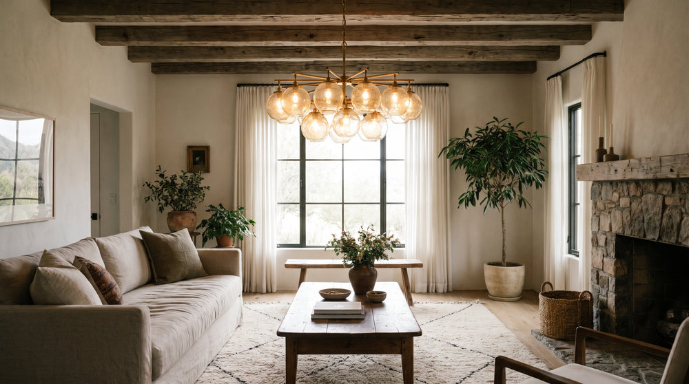 Lustre tombant