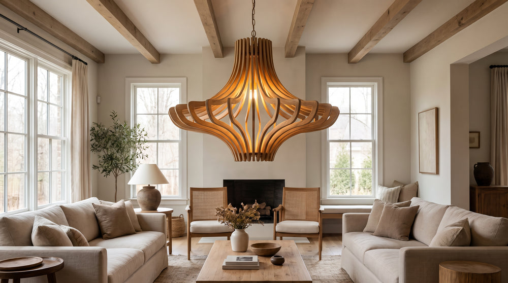 Lustres en bois design