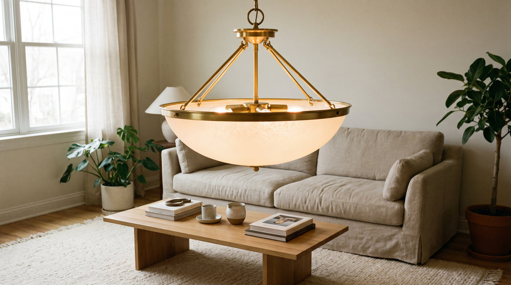 Plafonnier beige