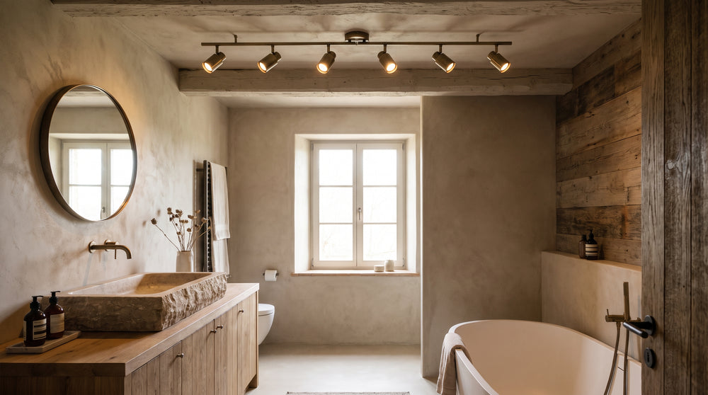 Spots 12V 220V pour salle de bain