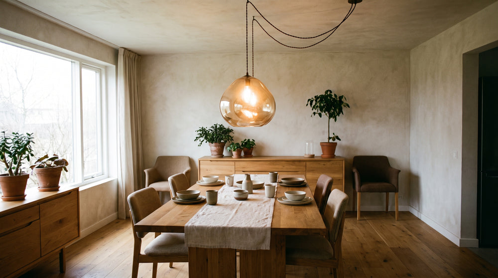 Suspensions en verre design