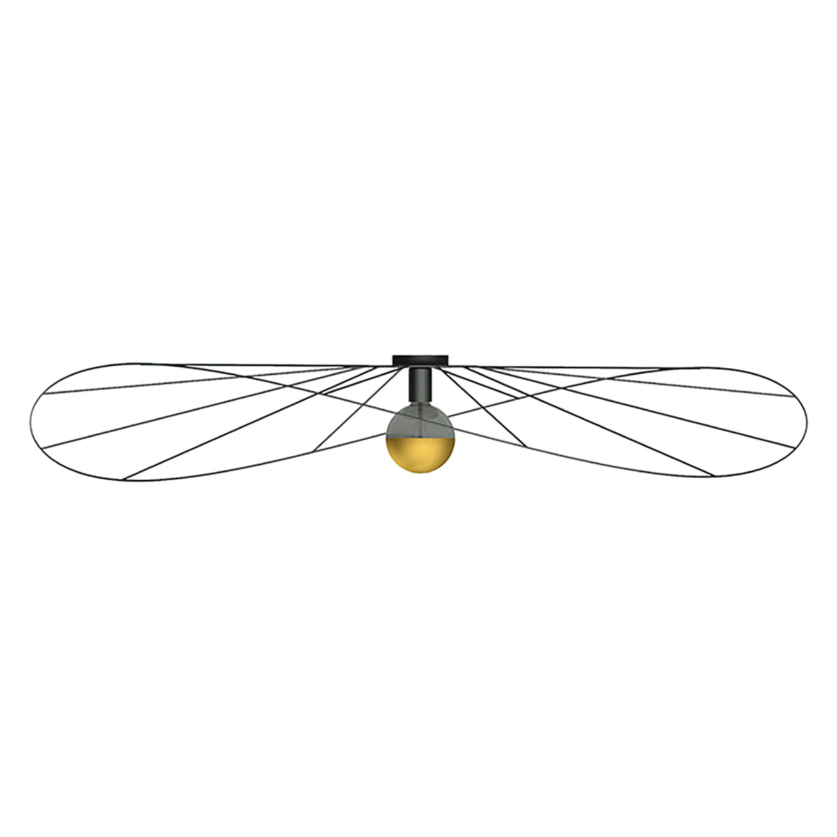 Applique / Plafonnier ESKOLA 140 noir