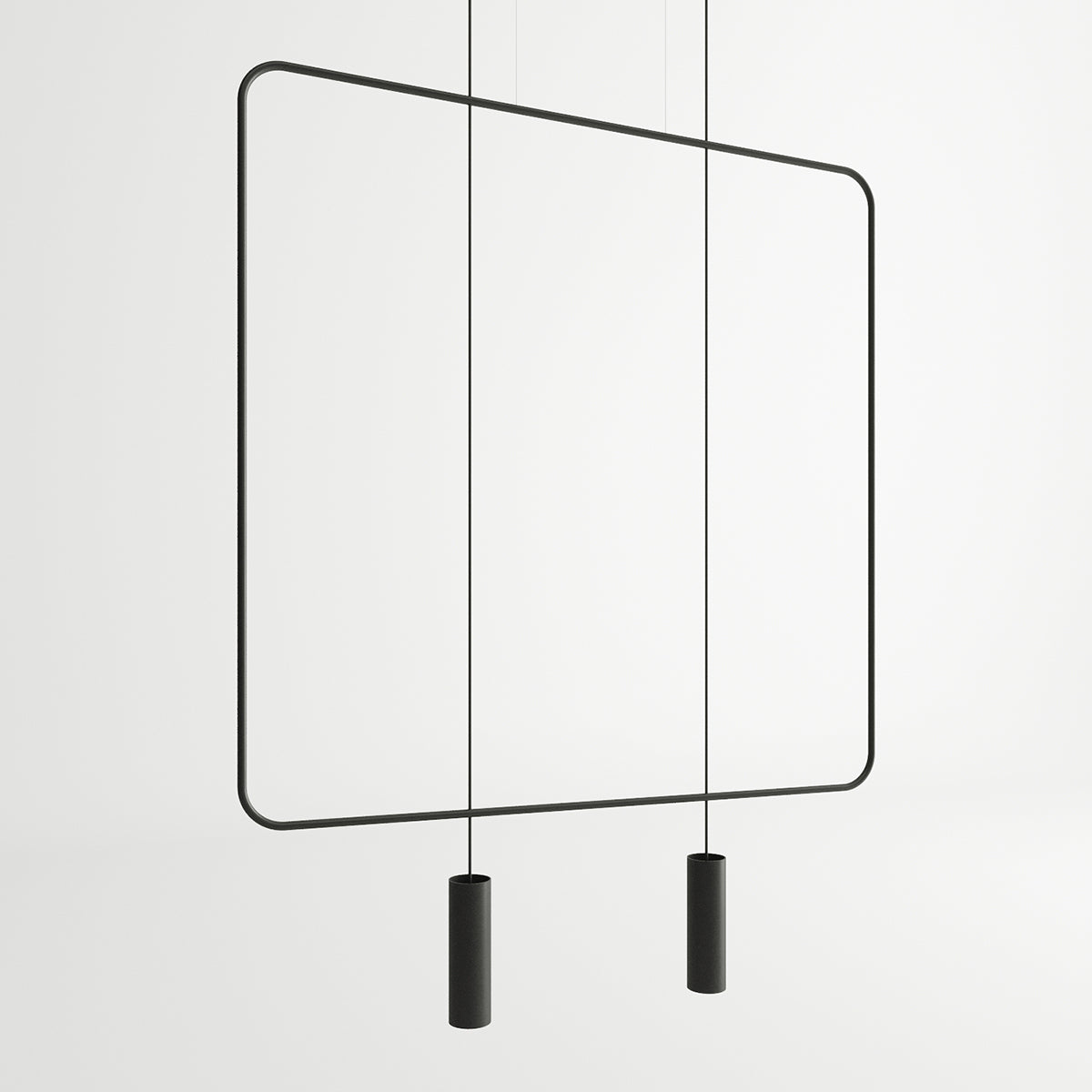 Lampe suspendue RANA 2 noir