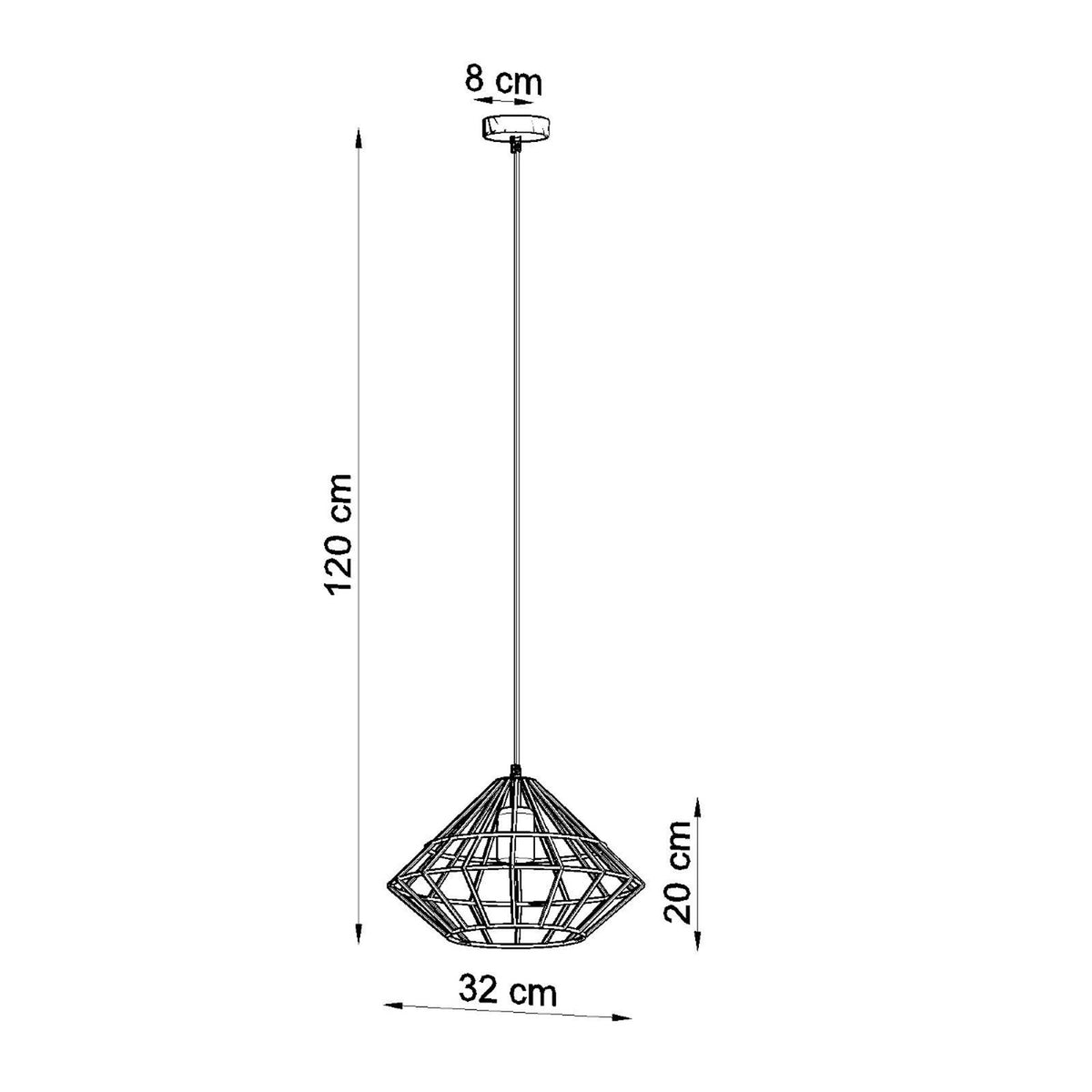 Lampe pendante UMBERTO blanc