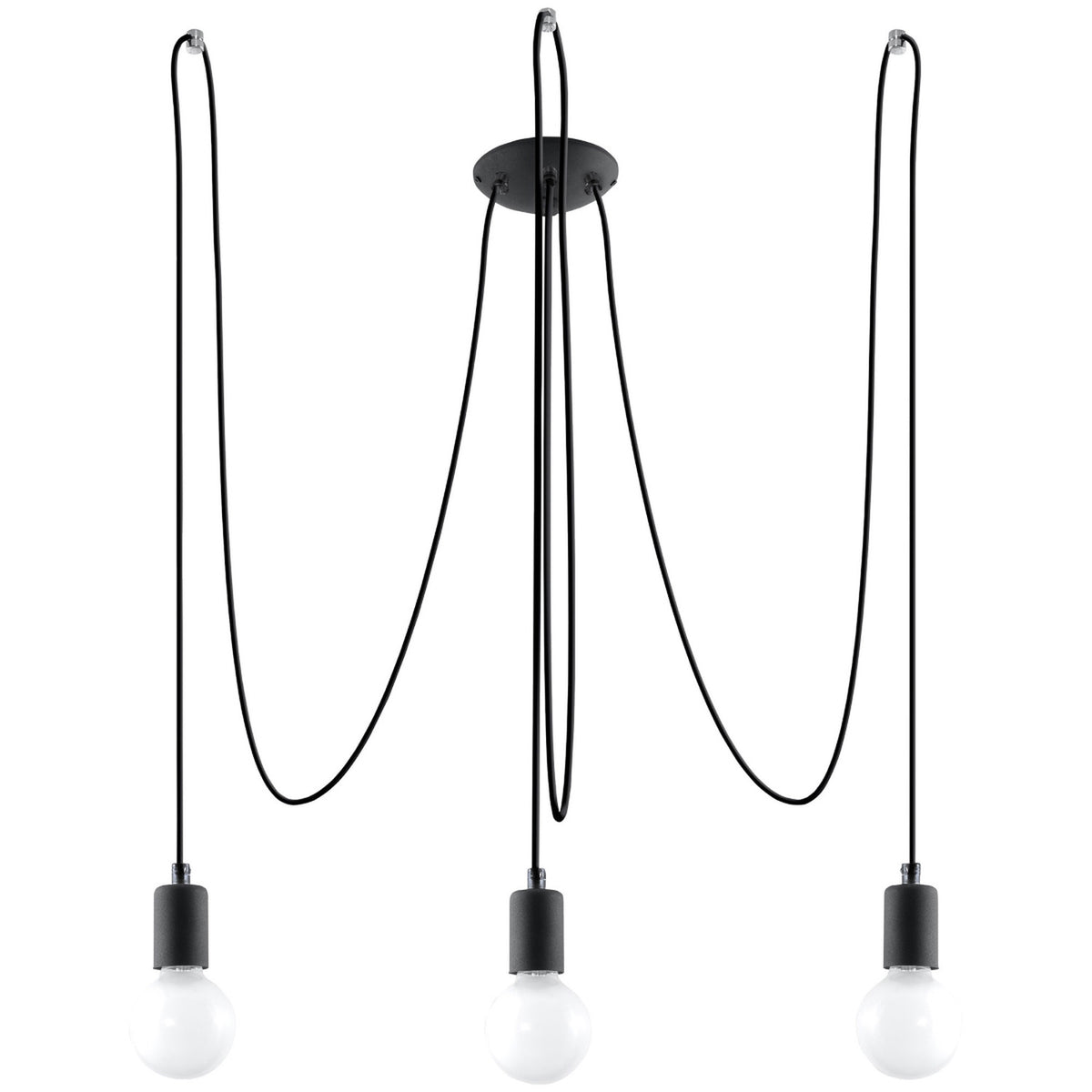 Lustre EDISON 3 noir