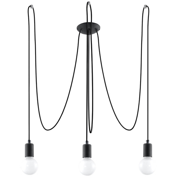Lustre EDISON 3 noir