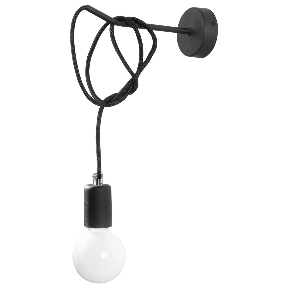 Applique EDISON noir