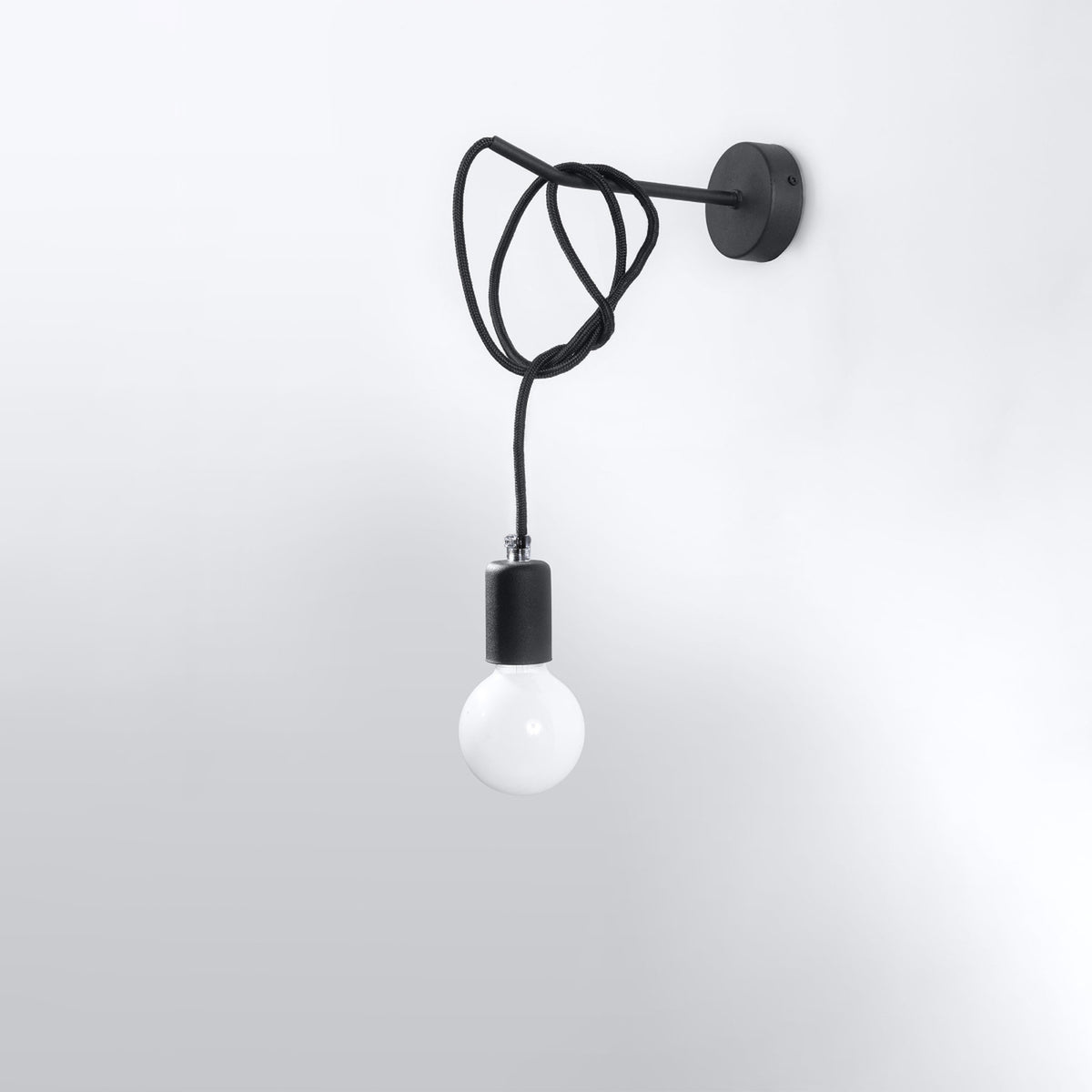 Applique EDISON noir