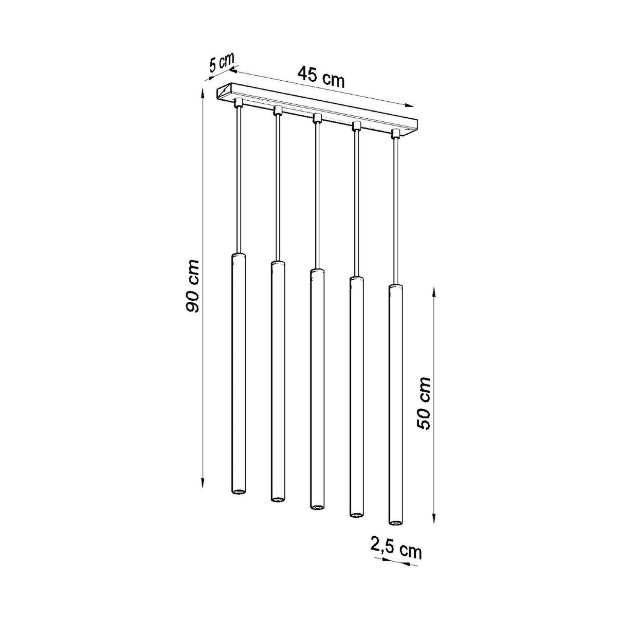 Lampe pendante PASTELO 5