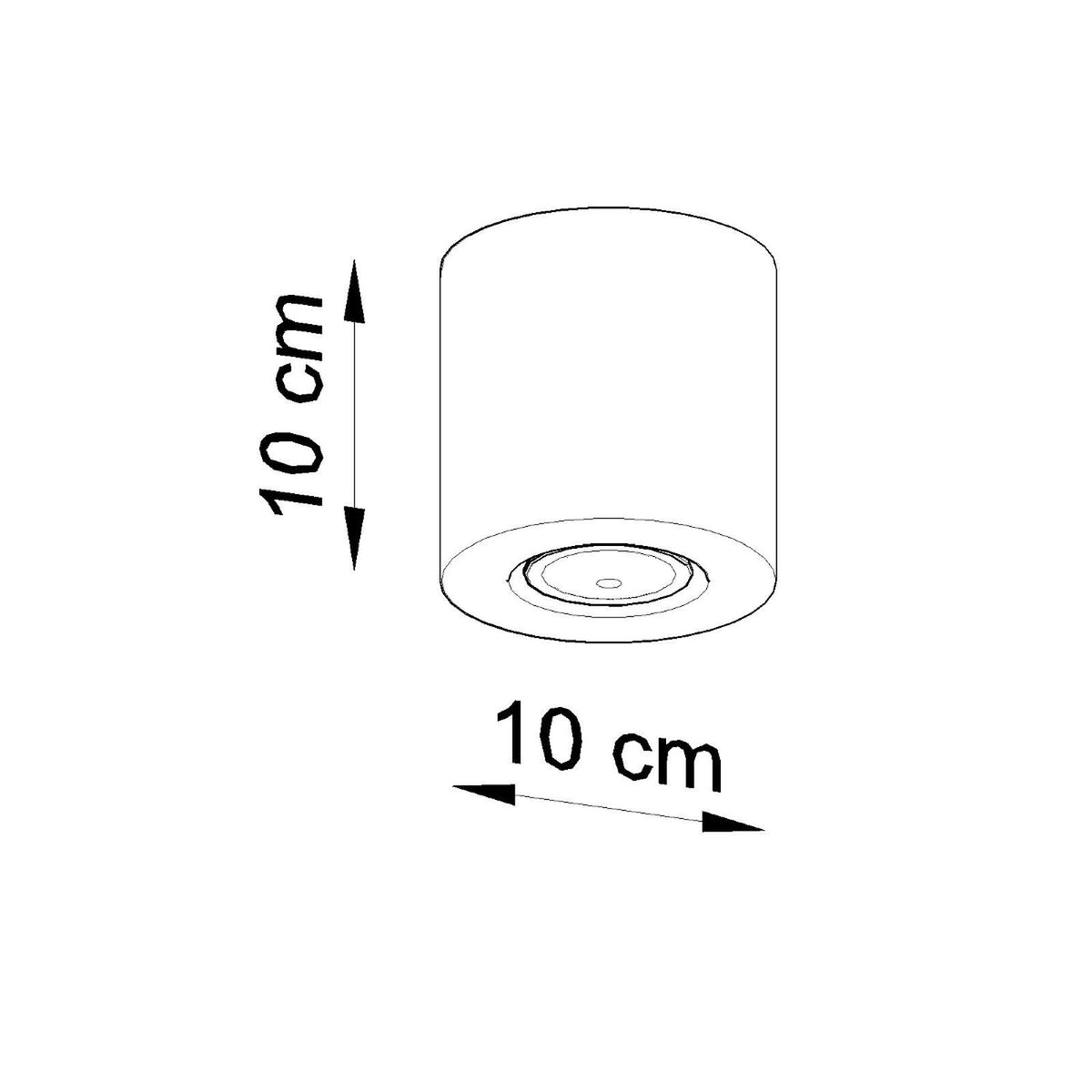 Plafonnier ORBIS béton