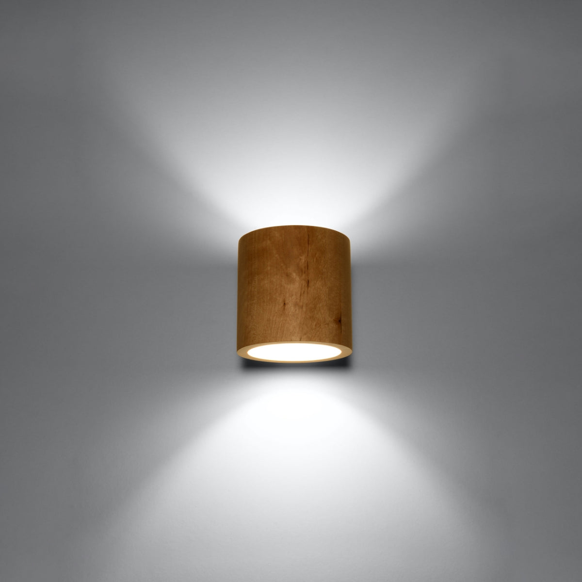 Applique ORBIS bois naturel