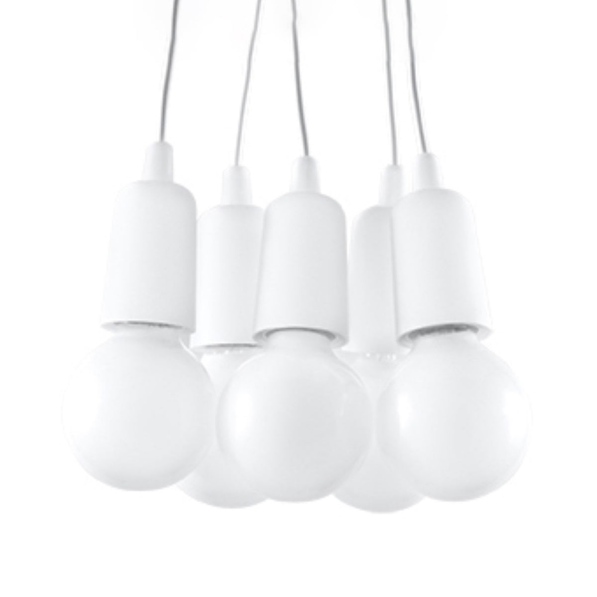 Lampe suspendue DIEGO 5 Blanc