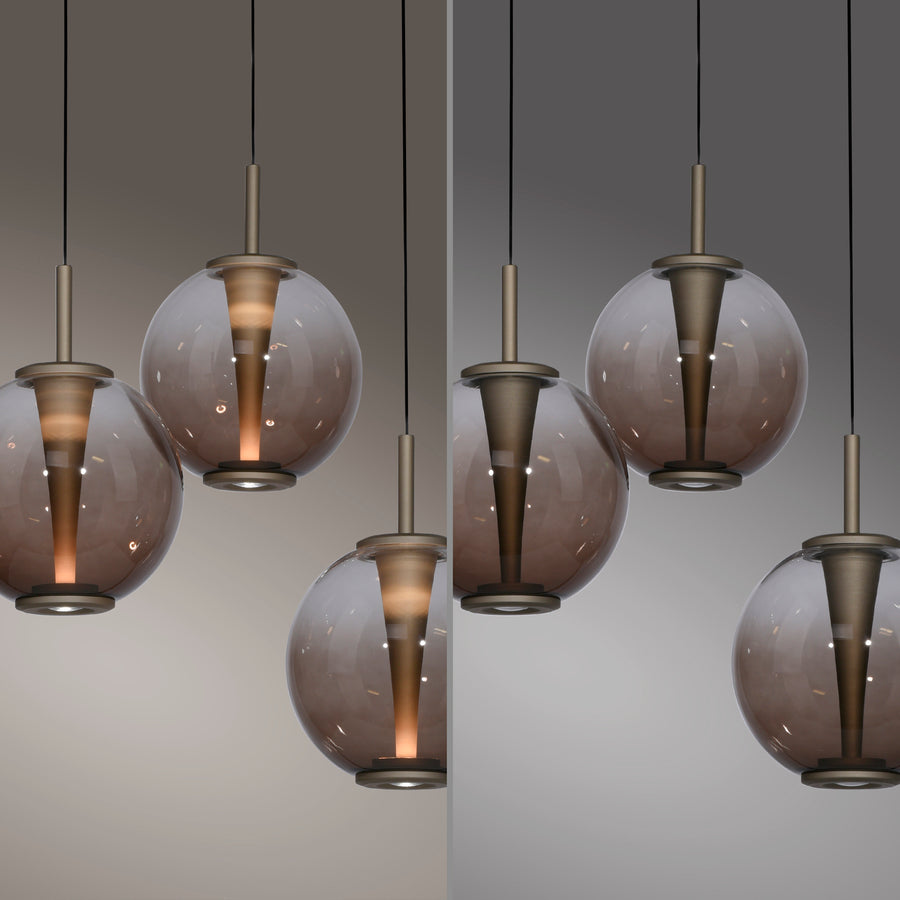 Suspension Pure E-Infinity marron, L 50 cm