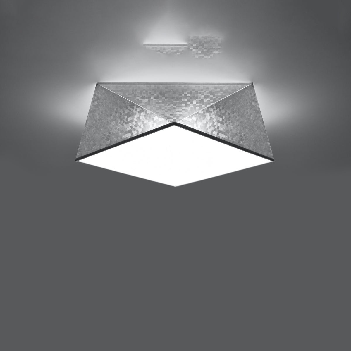 Plafonnier HEXA 35 argent