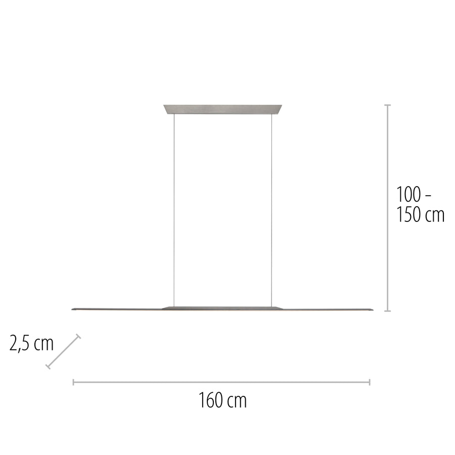Suspension Pure Surface grise