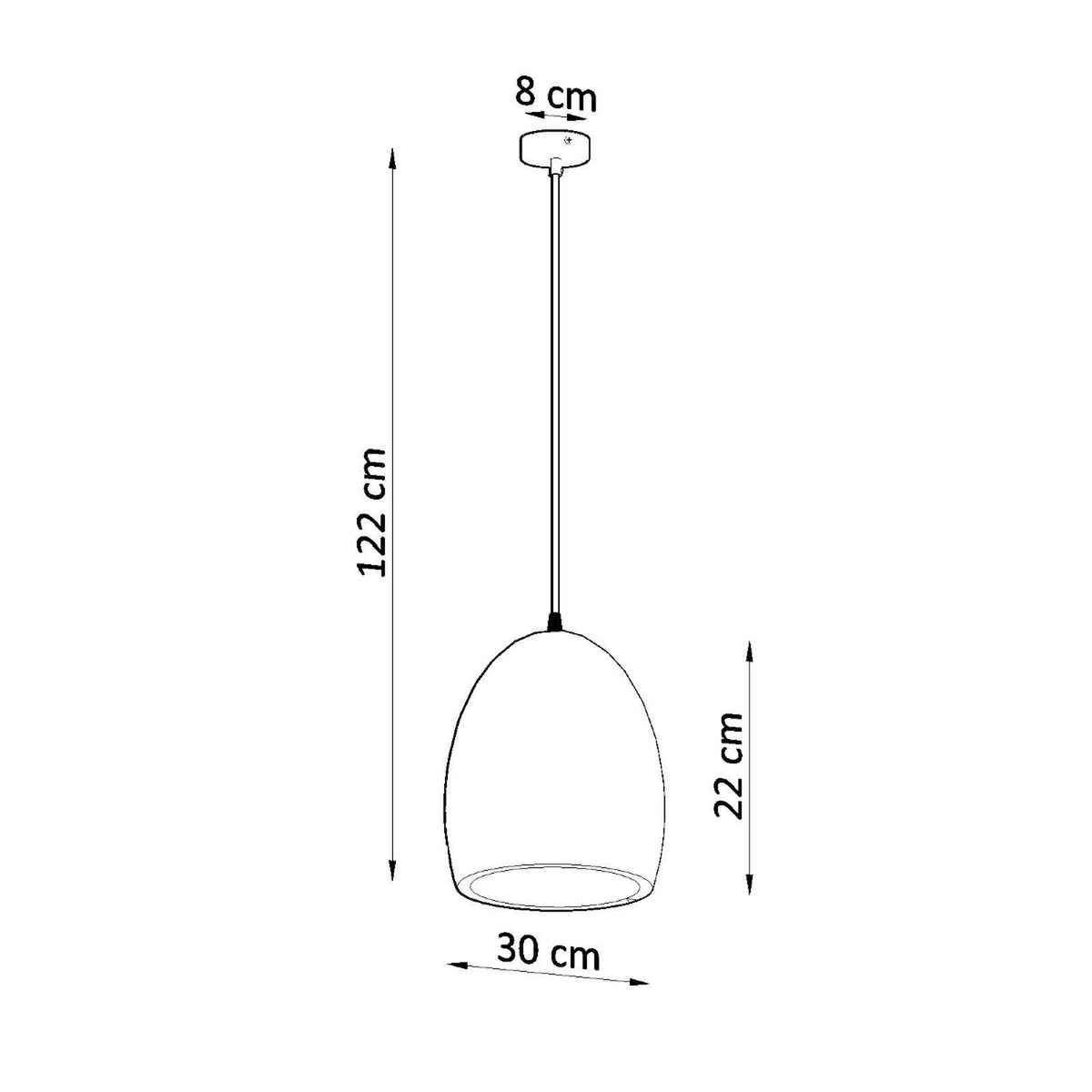 Lampe pendante en céramique FLAWIUSZ