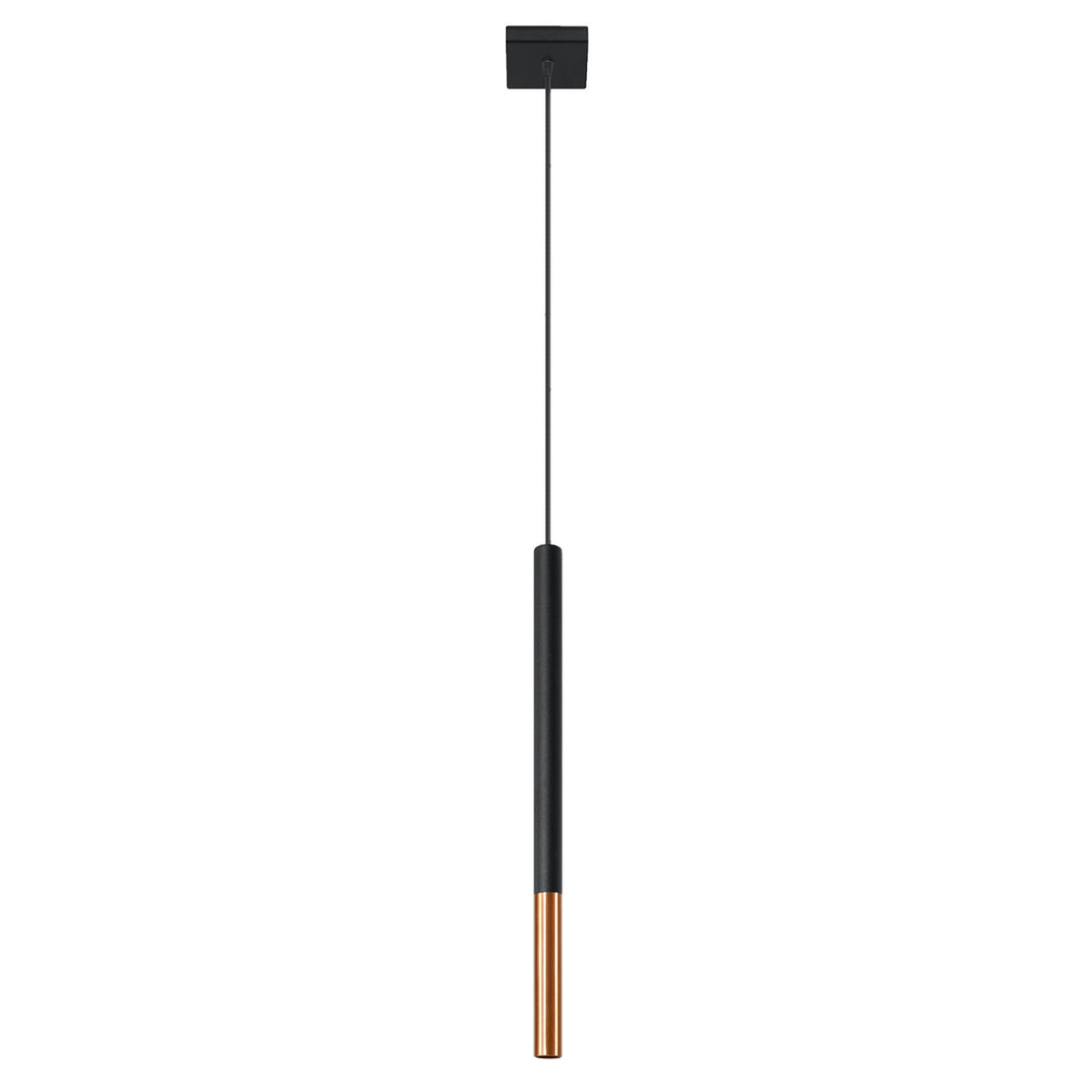 Lampe suspendue MOZAICA 1 Noir / cuivre