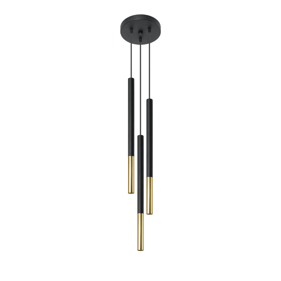 Lampe suspendue MOZAICA 3P Or noir