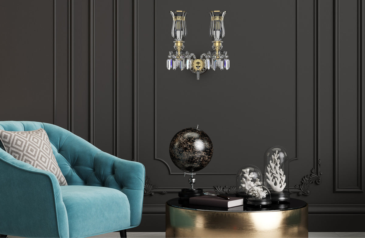 Applique murale en cristal EN678203ABT