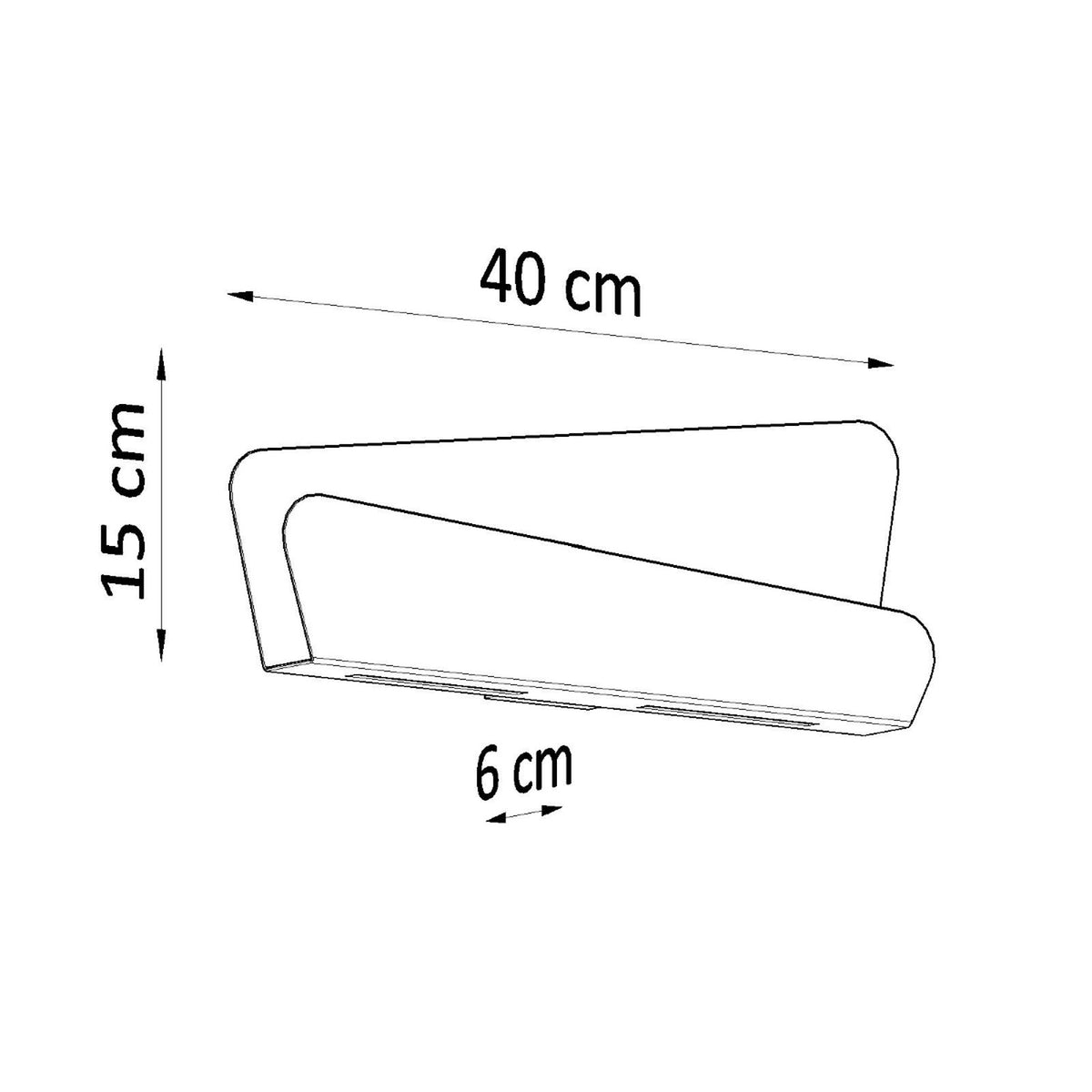 Applique BASCIA blanc