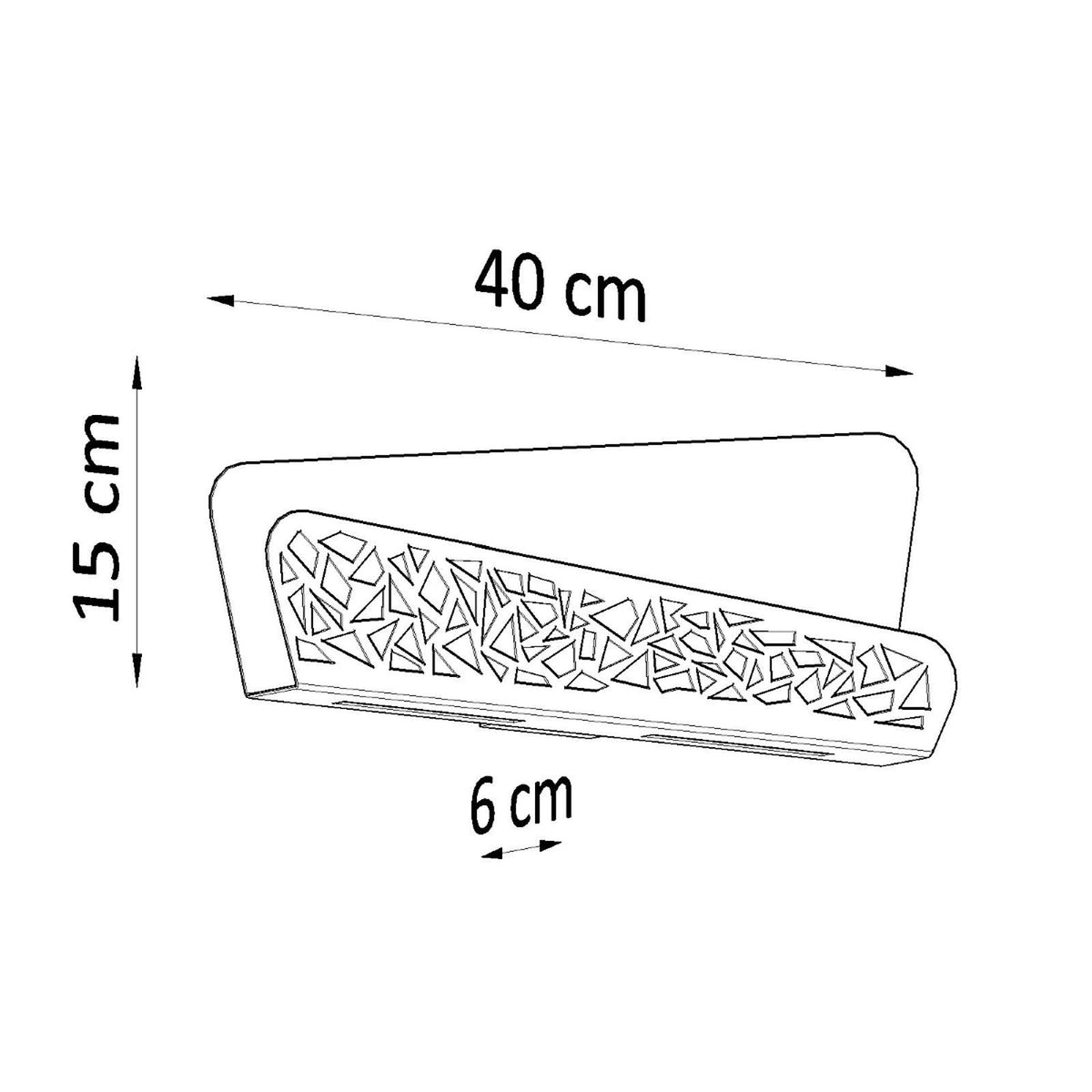 Applique ALIZA blanc